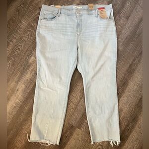 Levi's Plus Size 724 High Rise Slim Straight Jean- Size 24W